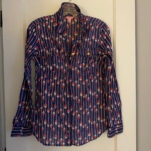 Lilly Pulitzer buoy button down shirt